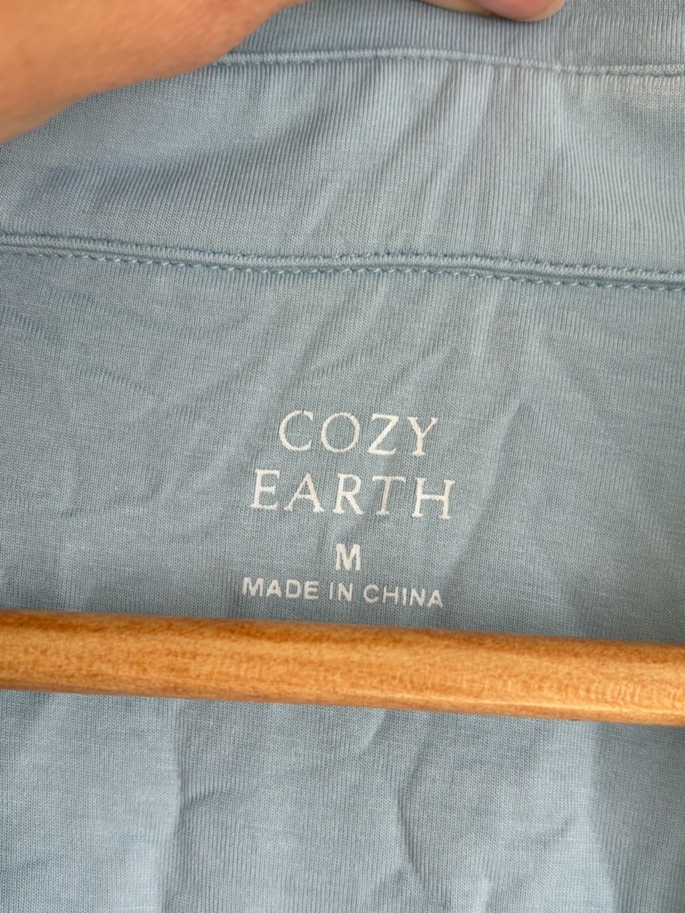 NWT Cozy Earth Bamboo Stretch Long Sleeve Polo - Picture 5 of 8